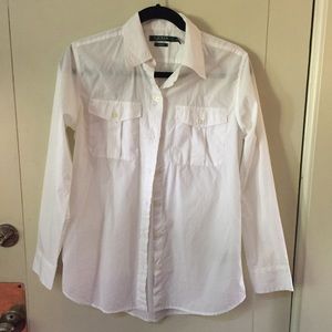 Ralph Lauren Button Up White XS NWOT